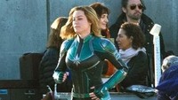 Ia tampil dengan kostum hijau Captain Marvel. (Dok. Instagram)