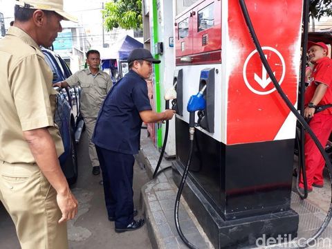 Alat tersebut diisi keakuratan takarannya