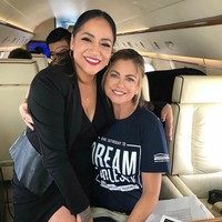 ehidupan pribadi Kathy Ireland jarang disorot. Pada akun media sosial, dia pun lebih sering menampilkan kesehariannya saat bekerja. Kathy merupakan ibu dari tiga anak dari pernikahannya dengan sang suami yang berprofesi sebagai dokter, Greg Olsen. Foto: Instagram/Kathy Ireland