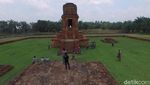 Foto Drone Candi Bahal yang Eksotis