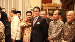 Foto: Senyum Prabowo Saat Syukuran Gerindra Dapat Kursi Pimpinan MPR