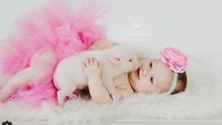 Bahkan Tori Spelling juga membuat photoshoot buah hatinya bersama babi peliharaan. (Dok. Instagram)