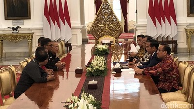 Foto: Driver Ojol Masuk Istana