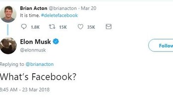 Elon Musk pun sudah ikut dalam gerakan tersebut. (Foto: Twitter)