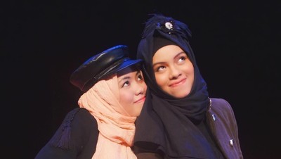 Foto: 14 Gaya Hijab Unik Khas Keluarga Gen Halilintar