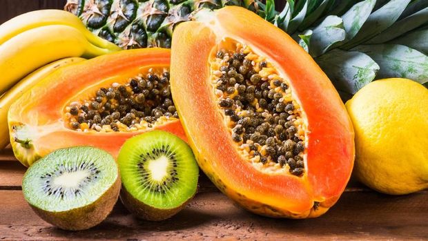 Pepaya dan kiwi, buah yang baik untuk daya tahan tubuh