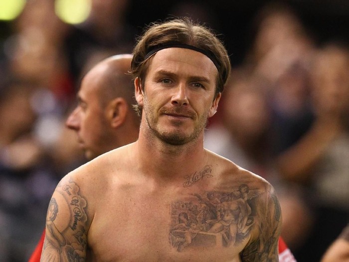 MELBOURNE, AUSTRALIA - DECEMBER 06:  David Beckham of the LA Galaxy walks from the ground after the friendly match between the Melbourne Victory and LA Galaxy at Etihad Stadium on December 6, 2011 in Melbourne, Australia.  (Photo by Robert Cianflone/Getty Images)