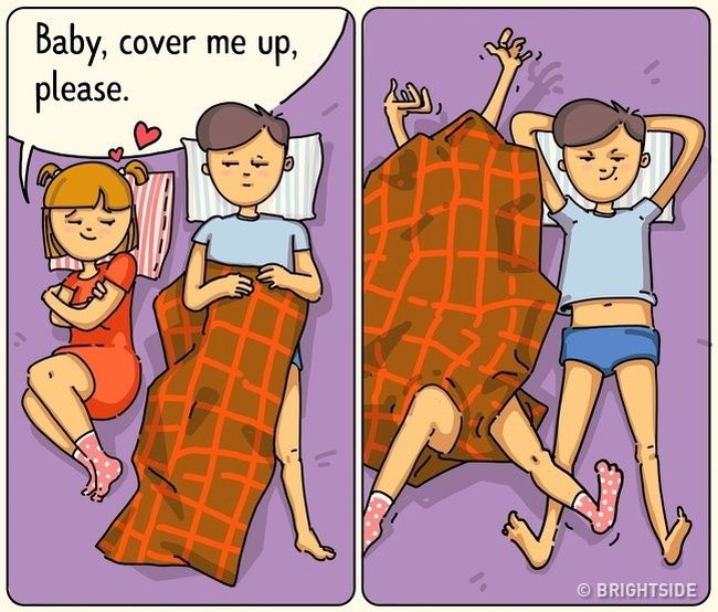 Ketika kamu menginginkan dia menjadi baik dan sedikit romantis, tapi ia malah memainkan lelucon. Foto: dok. Brightside