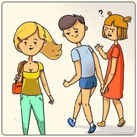 Salah satu kebiasaan buruk pria adalah melirik wanita lain yang lebih menarik saat berjalan dengan pasangannya. Foto: dok. Brightside