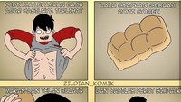 Artinya banyak makan roti sobek bisa bikin sixpack? (Foto: instagram/zildian_komik)