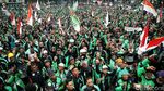Penampakan Massa Driver Ojol Demo di Depan Istana