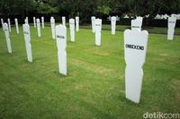 Makam para pejuang KNIL yang tidak diketahui identitasnya dengan pasti (Randy/detikTravel)
