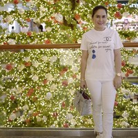 Jinkee Jamora bergaya memakai tas Hermes Ombre Lizard yang harganya mencapai US$ 65.500 atau sekitar Rp 900 juta. Foto: Instagram JinkeePacquiao