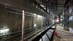 Penampakan Terowongan Stasiun Bawah Tanah Terdalam MRT Jakarta