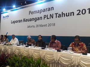 Laba PLN Turun 45% Jadi Rp 4,42 Triliun di 2017