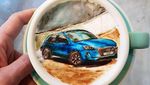 Kreatif! Wajah Aladin, Mino hingga Mobil Dilukis Dalam Creamart