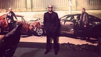 Statham berpose di potongan gambar di film Fast and Furious. Foto: Instagram/Jason Statham