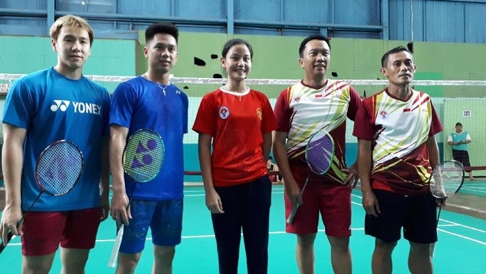 Kevin/Marcus Tularkan Semangat ke Atlet-Atlet Muda di SKO Ragunan