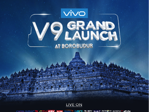 Peluncuran Vivo V9 di Candi Borobudur Disiarkan 12 TV Nasional