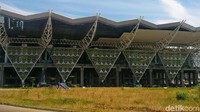 Kemegahan terminal utama BIJB sudah mulai terlihat.