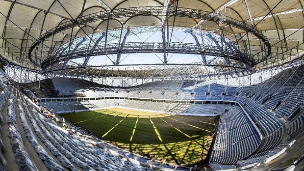 Stadion Volgograd Arena menjadi salah satu venue di Piala Dunia 2018. (