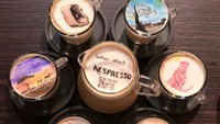 Awalnya Lee hanya mencoba-coba dengan kreasi latte-nya, yaitu dengan menirukan hasil karya lukis terkenal. Dan banyak orang yang mulai memesannya. Foto: Instagram @leekangbin91