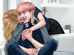 Bikin Baper, Ilustrasi Ini Gambarkan Rasanya Pacaran dengan Member BTS