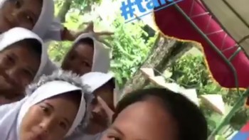 #takeover yang artinya postingan akun Instagram Beckham akan diambil alih penuh oleh Sripun. (Foto: Instagram)