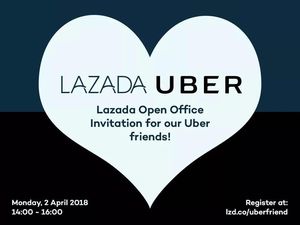 Dibeli Grab, Karyawan Uber Dirayu Lazada