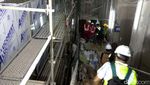 Penampakan Terowongan Stasiun Bawah Tanah Terdalam MRT Jakarta