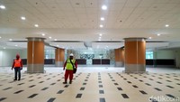 Sejumlah bagian pembangunan infrastruktur terminal utama relatif sudah selesai.