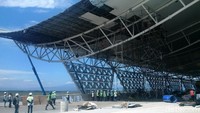 Bandara ini diproyeksikan beroperasi pada Juni mendatang.