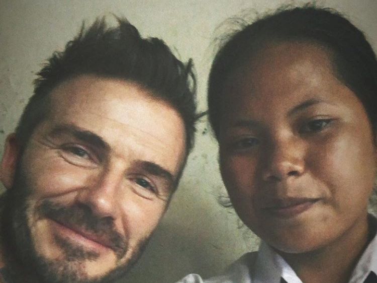 Mengintip Instagram Sripun Si Penakluk Beckham
