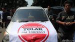 Suasana Tegang Saat Polisi Jaga Demo Aliando di Dekat Istana
