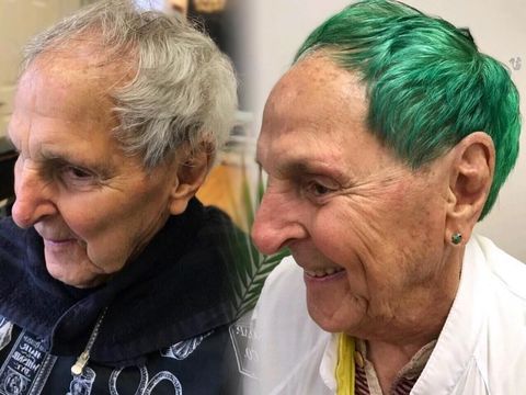 Kocaknya Alasan Kakek 92 Tahun Ini Warnai Rambutnya Jadi Hijau 
