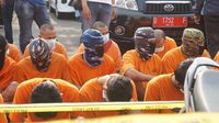 Momen Barisan Penjahat di Bandung Berjanji Tobat 