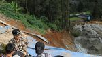 Wakil Bupati Cianjur Cek Longsor di Puncak Pass