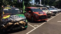 Turing ini menggunakan Toyota Kijang, Avanza Veloz, dan Sienta. Istimewa/Toyota.