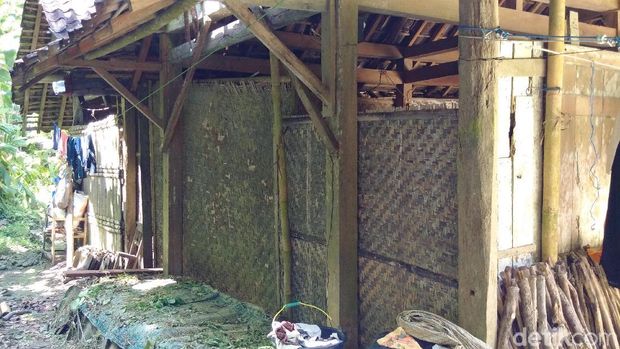 Rumah pasutri lansia dengan anak tunagrahita di Kulon Progo.