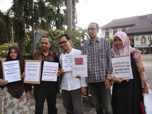 Warga Beji Timur Protes Pembangunan Apartkos di Tengah Permukiman