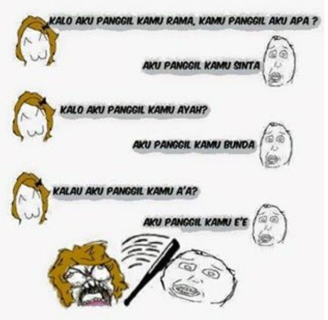 Ketika kamu salah sebut nama panggilannya Foto: Istimewa