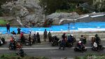 Lokasi Longsor Puncak Pass Ditutup Seng
