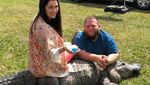 Penampakan Aligator yang Riuhkan Pesta Pasangan di AS