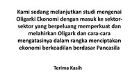 Namun Bank Dunia membantah pernah mengeluarkan laporan mengenai status penguasaan lahan di Indonesia yang disebut politikus Hanafi Rais. Lembaga global ini menyayangkan adanya politikus yang membawa-bawa namanya. Country Director World Bank for Indonesia Rodrigo A Chaves menegaskan bahwa pihaknya tidak pernah menerbitkan laporan semacam itu. (Foto: Ini Hasil Riset Megawati Institute yang Dikutip PAN)