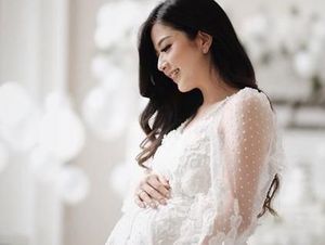 Asyik Bekerja, Franda Lupa Hamil 8 Bulan