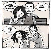 Bukan digimbalin tapi gombalin. Foto: Istimewa