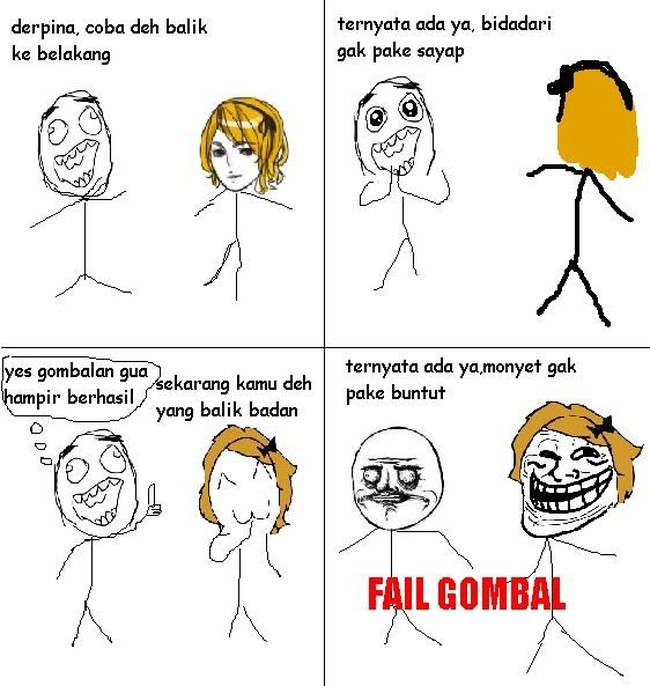 Ketika kamu sukses ngegombalin dia, tapi si dia malah balas gombalanmu dengan ejekan. Foto: Istimewa