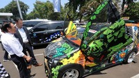 Mobil modifikasi turut memeriahkan kegiatan tersebut. Istimewa/Toyota.