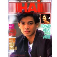 Dari dulu hingga kini, ketampanan aktor Donny Damara tak luntur. Berpose di majalah Hai pada tahun 1990, saat itu Donny tengah naik daun. Empat film dibintanginya pada tahun tersebut, salah satunya berjudul Dua Kekasih bersama Paramitha Rusady dan Ayu Azhari. Foto: Dok. Instagram @koleksinyawodjo, Instagram @ariwibowo, Instagram @ddyusuf66