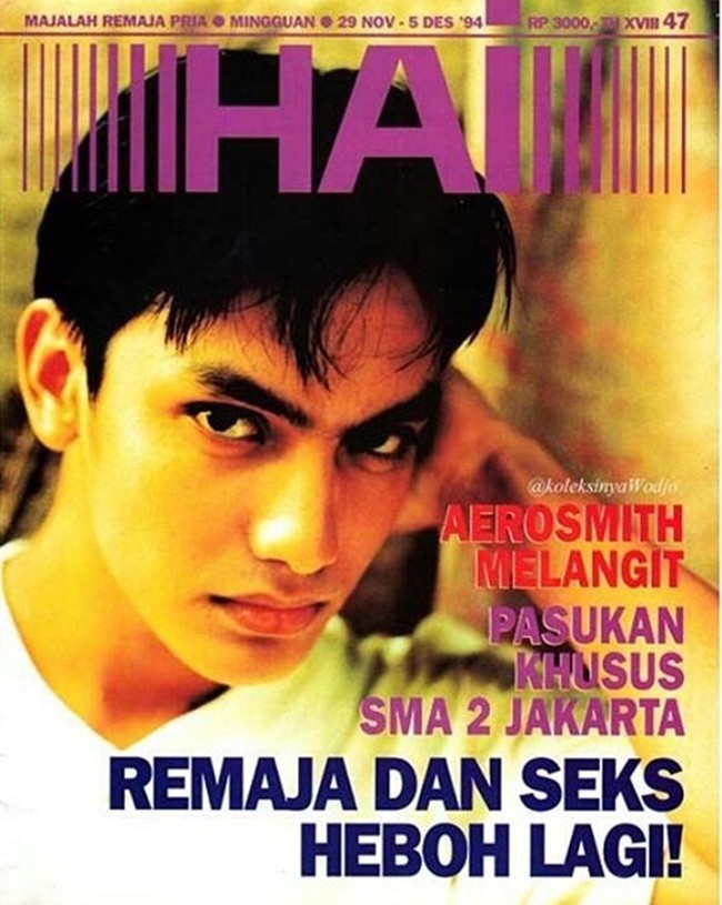 Gunawan yang kini lebih dikenal sebagai aktor memulai kariernya melalui jalur modelling. Pada tahun 90-an, dia model pria yang begitu laris. Dia kerap tampil di sampul majalah remaja bersama para model wanita yang juga populer pada masanya. Foto: Dok. Instagram @koleksinyawodjo, Instagram @ariwibowo, Instagram @ddyusuf66